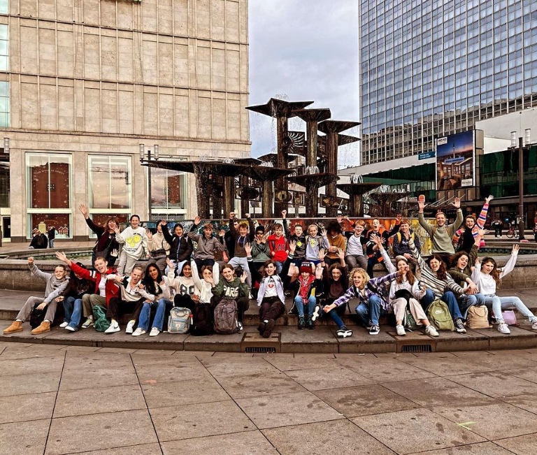 group of students in Berlin