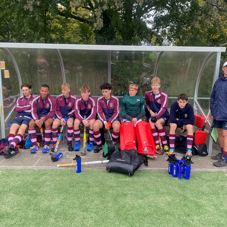 students in hockey team