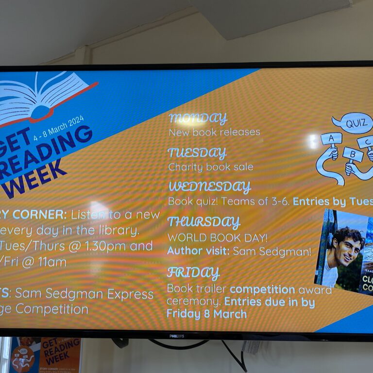 reading week poster