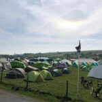 field of tents