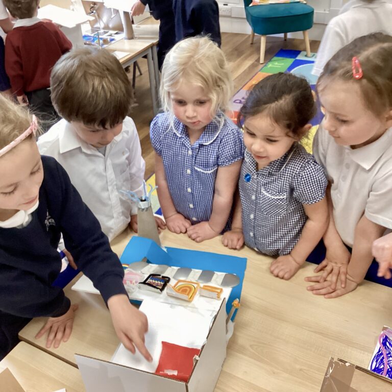 students in class