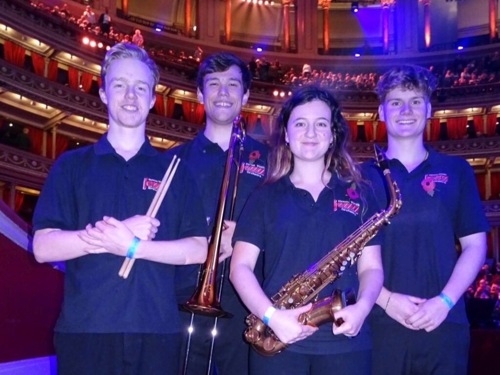Exeter School musicians at Royal Albert Hall