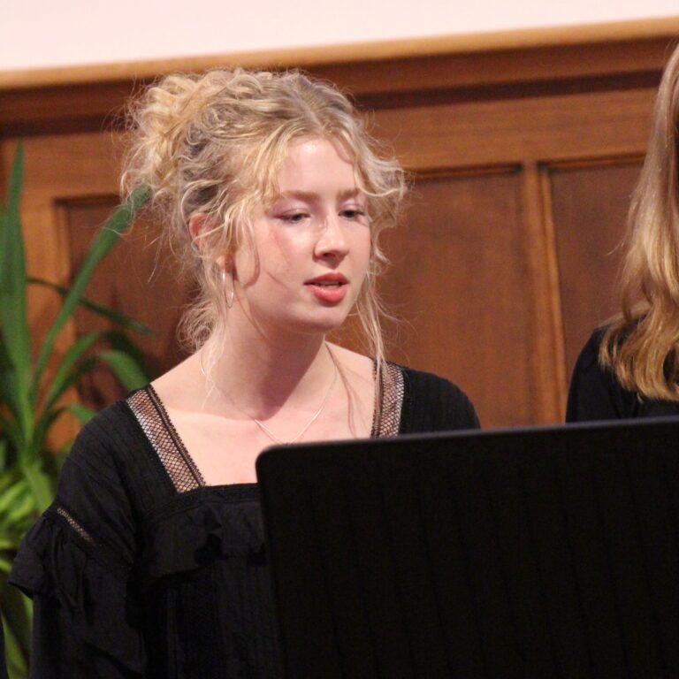 Choral Society singer