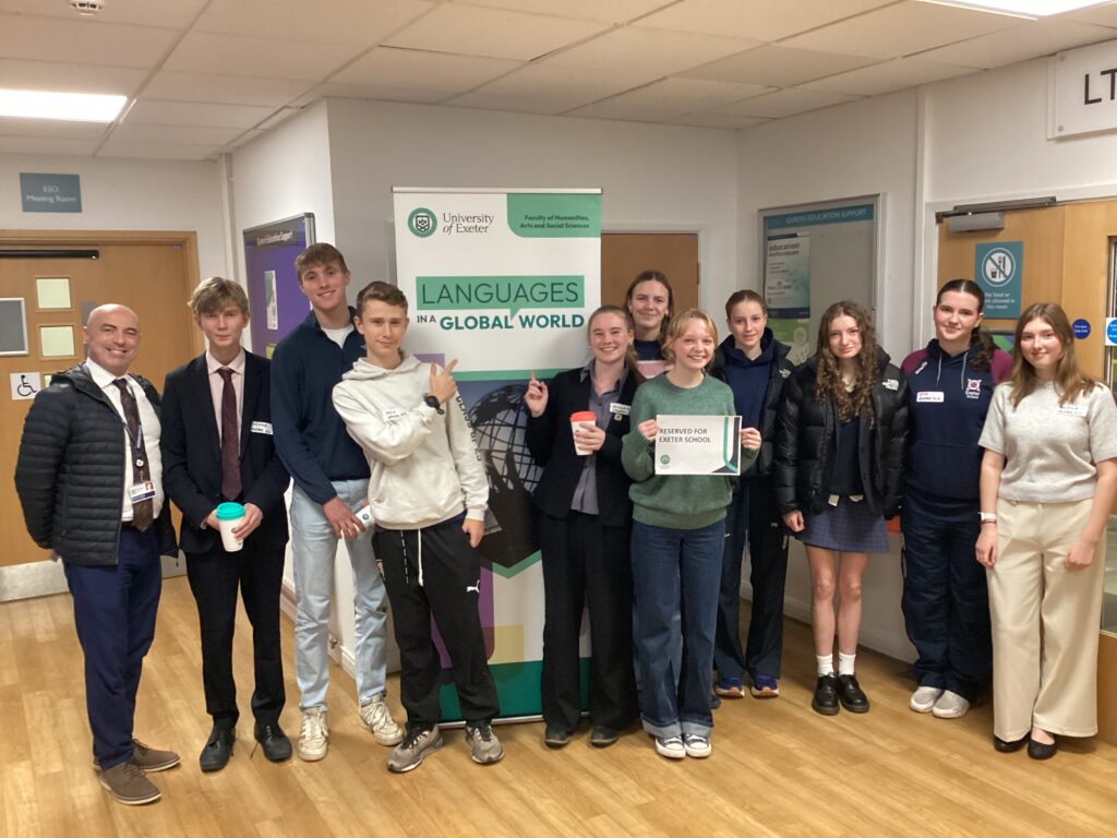 Pupils at 'Languages in the global world' talk