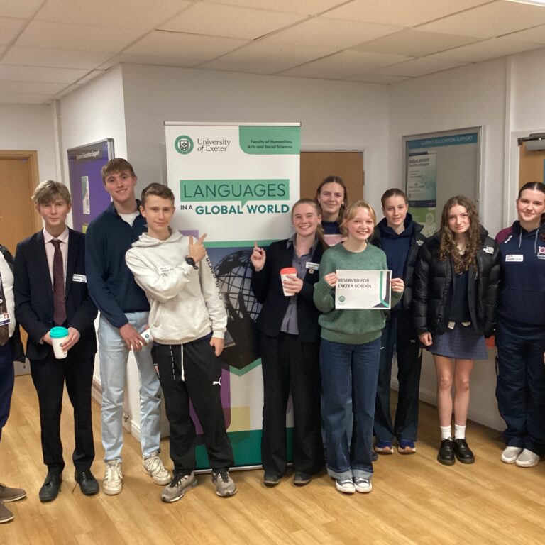 Pupils at 'Languages in the global world' talk