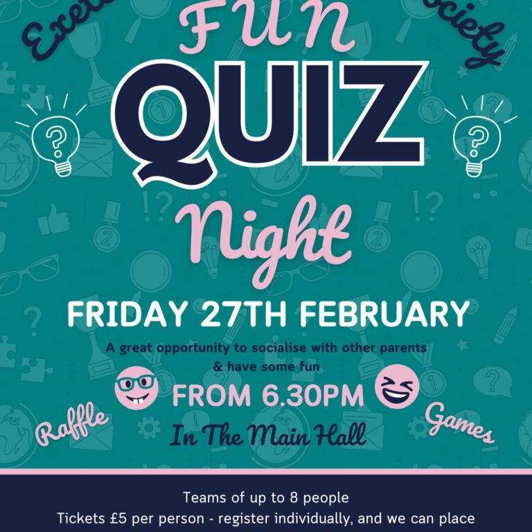 Family Society Quiz Night