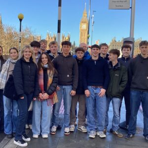 Economics pupils in Westminster