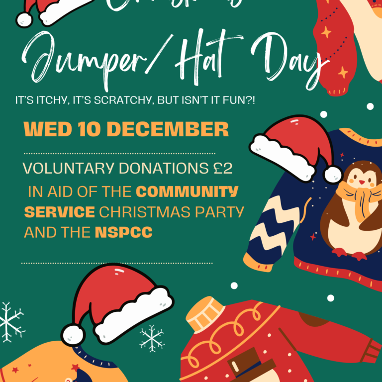 Christmas jumper / hat day