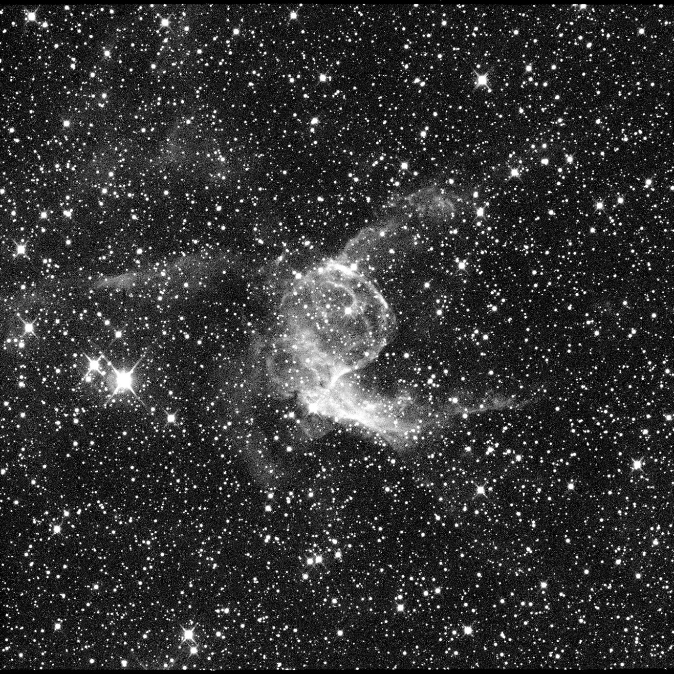 NGC 2359 (“Thor’s Helmet”) an emission nebula located 12,000 light-years away in the constellation Canis Major