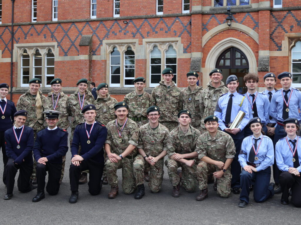 Exeter School CCF Holds Parade Honouring Upper Sixth Leavers
